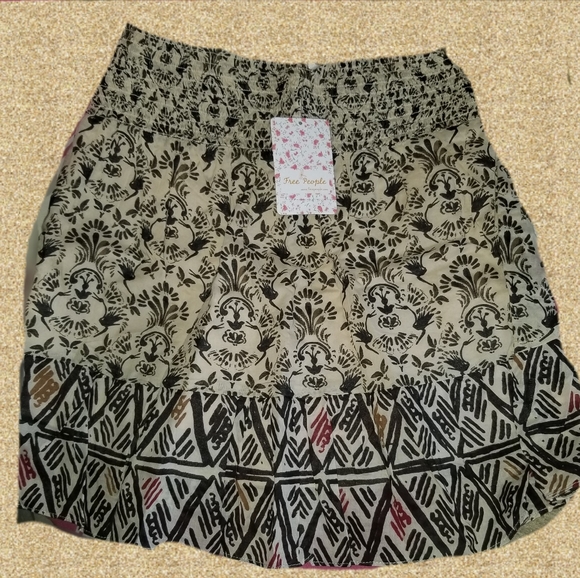 Free People A-line Skirt, sz XS - Picture 4 of 6